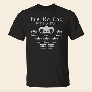 Personalized Father's Day - The Elder Scrolls Fus Ro Dad - Shirts - GoDuckee