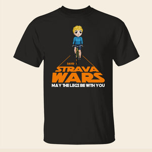 Personalized Cycling Shirts - Strava Wars May The Legs Be With You - Shirts - GoDuckee