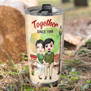 The Day I Met You, Personalized Tumbler, Gifts For Couple - Tumbler Cup - GoDuckee