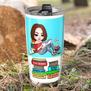 That's What I Do, Personalized Tumbler, Gift For Book Lover - Tumbler Cup - GoDuckee