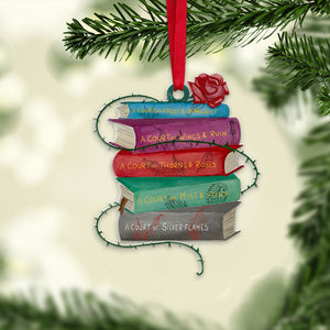 Personalized Book Ornament, Christmas Tree Decor - Ornament - GoDuckee