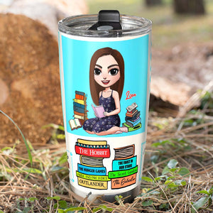 I Am An Introvert, Personalized Tumbler, Gift For book Lover - Tumbler Cup - GoDuckee