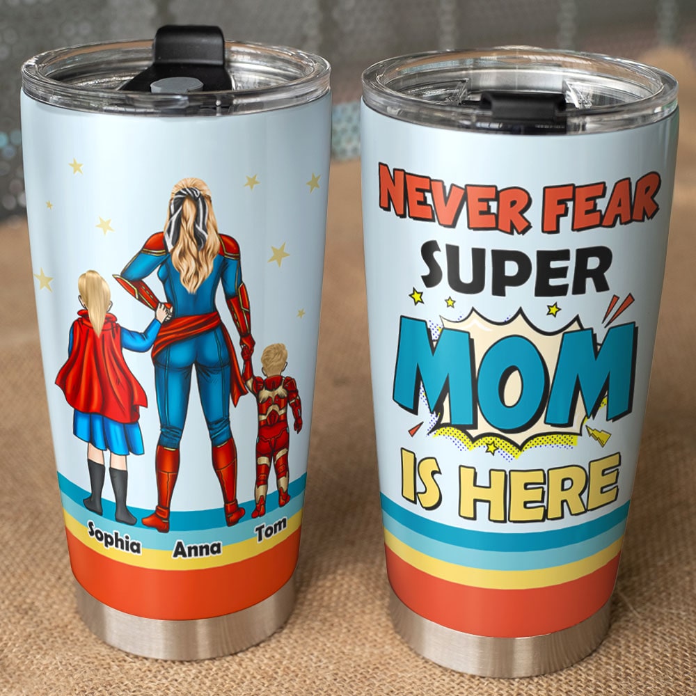 Gift For Mom, Personalized Tumbler, Mom And Kids Tumbler, Mother's Day -  GoDuckee
