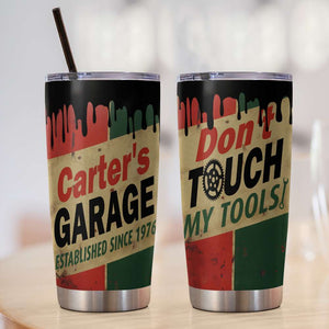 Personalized Racing Tumbler, Don't Touch My Tools - Tumbler Cup - GoDuckee