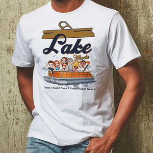 Pontoon Lake Mode Personalized Shirts - Shirts - GoDuckee
