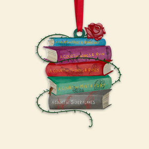 Personalized Book Ornament, Christmas Tree Decor - Ornament - GoDuckee