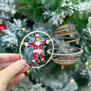 Merry Christmas Shitter's Full Personalized Personalized 3d Dual Spiral Ornament - Ornament - GoDuckee