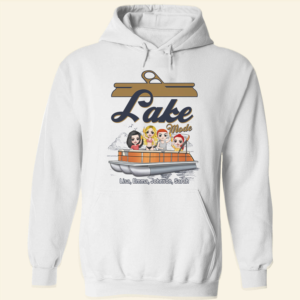 Pontoon Lake Mode Personalized Shirts - Shirts - GoDuckee