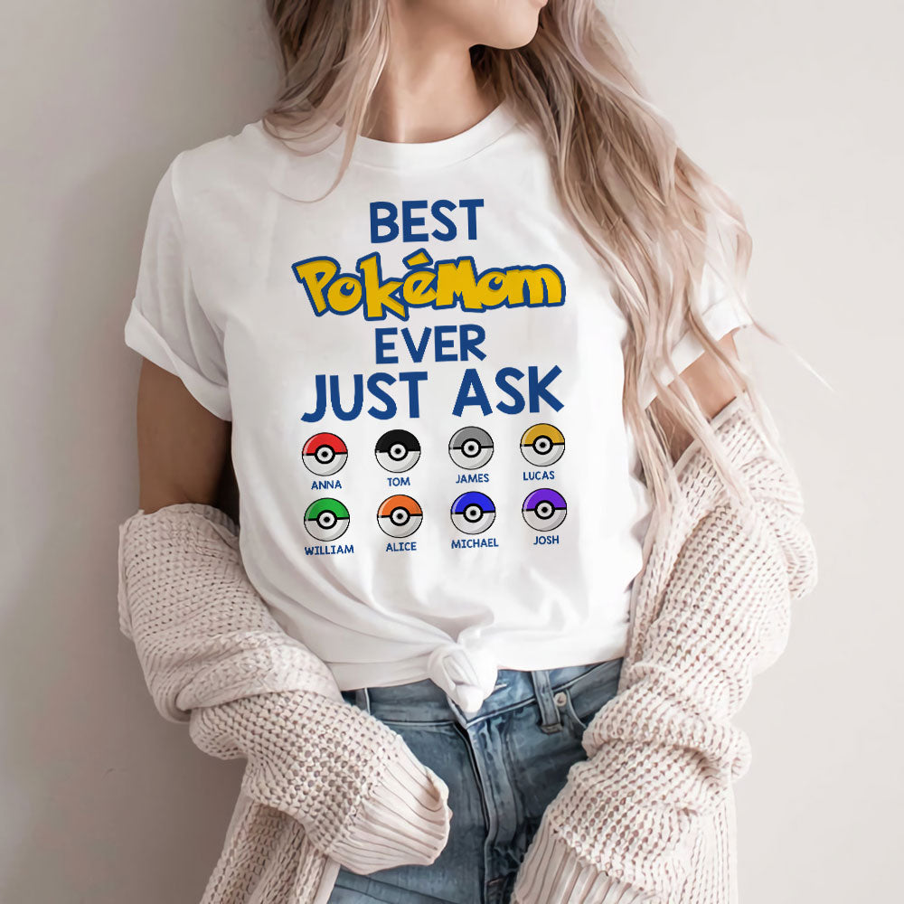 Best Dad Ever Just Ask - Personalized Father's Day Shirts - Gift For Dad, Grandpa - Shirts - GoDuckee