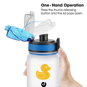 Custom Number & Name - Water Tracker Bottle - Refill Graduate - Water Bottles - GoDuckee