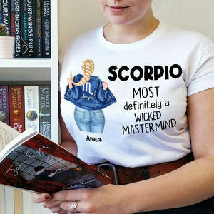 Zodiac Girl, Personalized Shirt, Gift For Zodiac Lover - Shirts - GoDuckee
