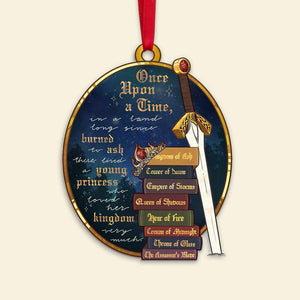 Personalized Book Ornament, Christmas Tree Decor - Ornament - GoDuckee