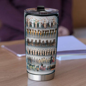 Personalized Fishing Tumbler Cup - Fishing Lure Pattern - Tumbler Cup - GoDuckee