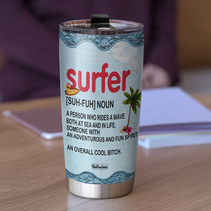 Surfer Definition Personalized Surfing Tumbler Cup Gift For Surfing Lovers - Tumbler Cup - GoDuckee