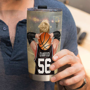 Personalized Baseball Tumbler Cup - Yes, I Am Tall, No I'm Not Kidding - Tumbler Cup - GoDuckee