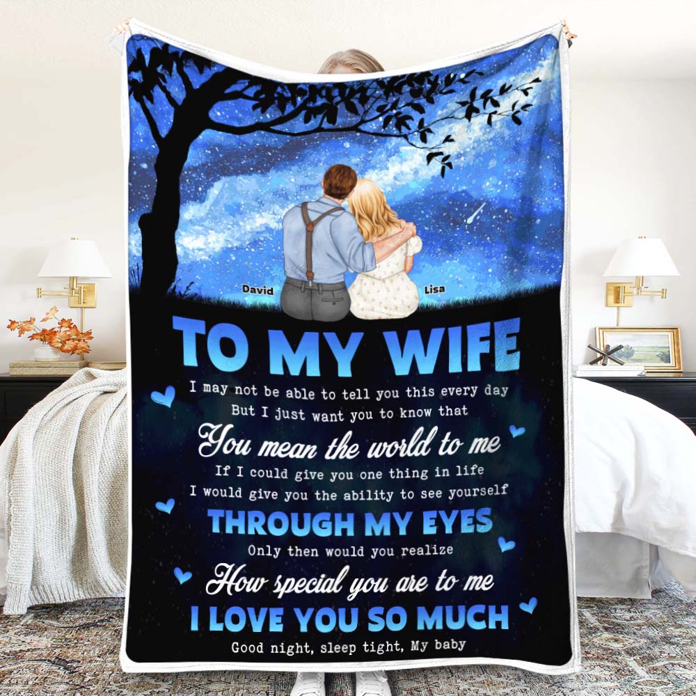 I Love You So Much, Couple Happy Valentine's Day Blanket - Blanket - GoDuckee