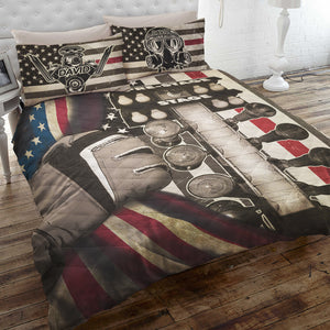 Drag Racing Personalized Quilt Bed Set - Blanket - GoDuckee