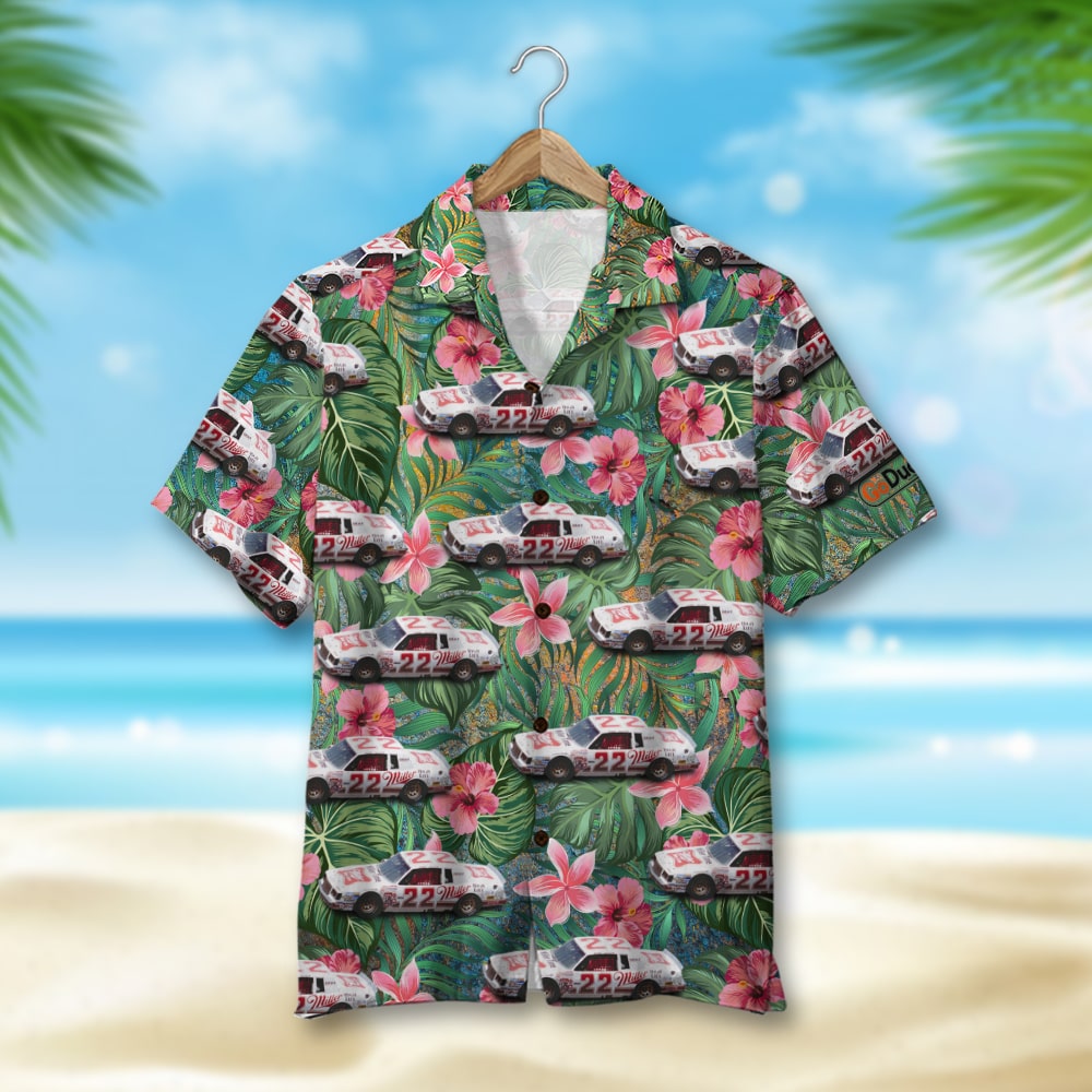 Custom Racing Photo Hawaiian Shirt, Tropical Pattern, Summer Gift 5 -  GoDuckee