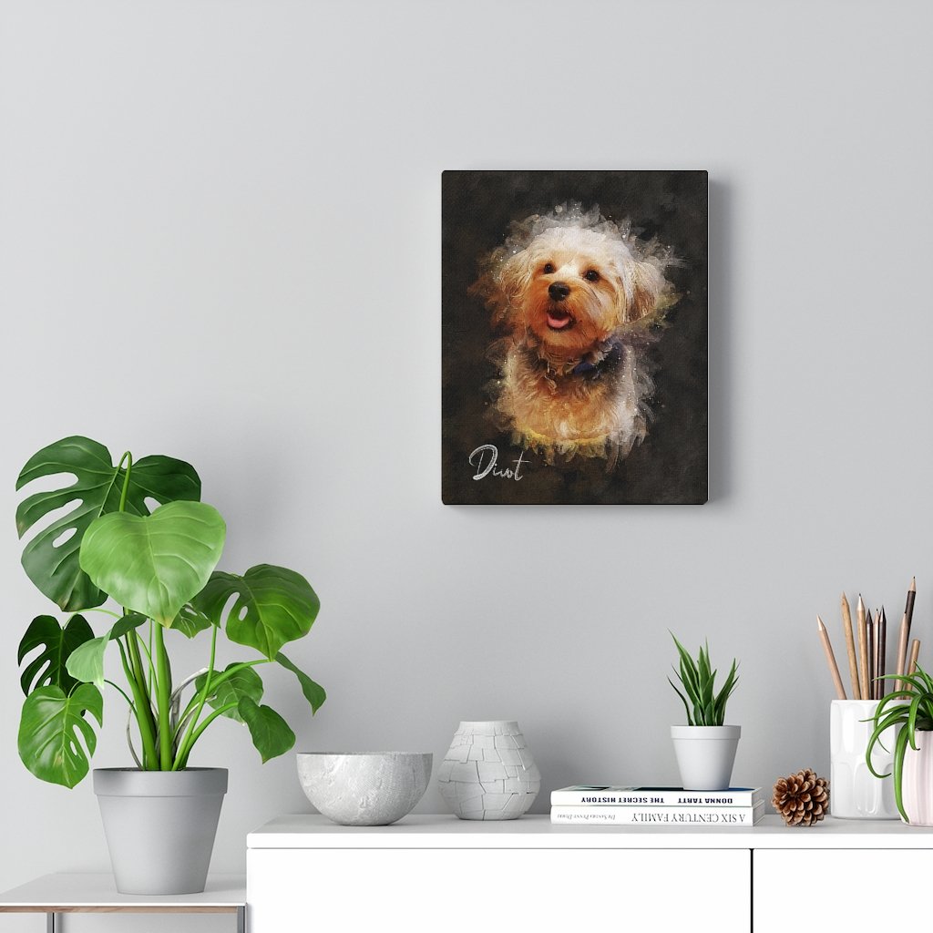 Custom Pet Wall Art , Love Family, Pet Painting 01 - Poster & Canvas - GoDuckee
