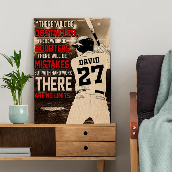 Vintage Baseball Poster - Custom Name, Number - Legends Never Die - Ki -  GoDuckee