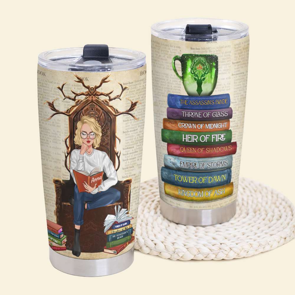 Throne of Glass Series - Personalized Tumbler - Sarah J. Maas - Tumbler Cup - GoDuckee