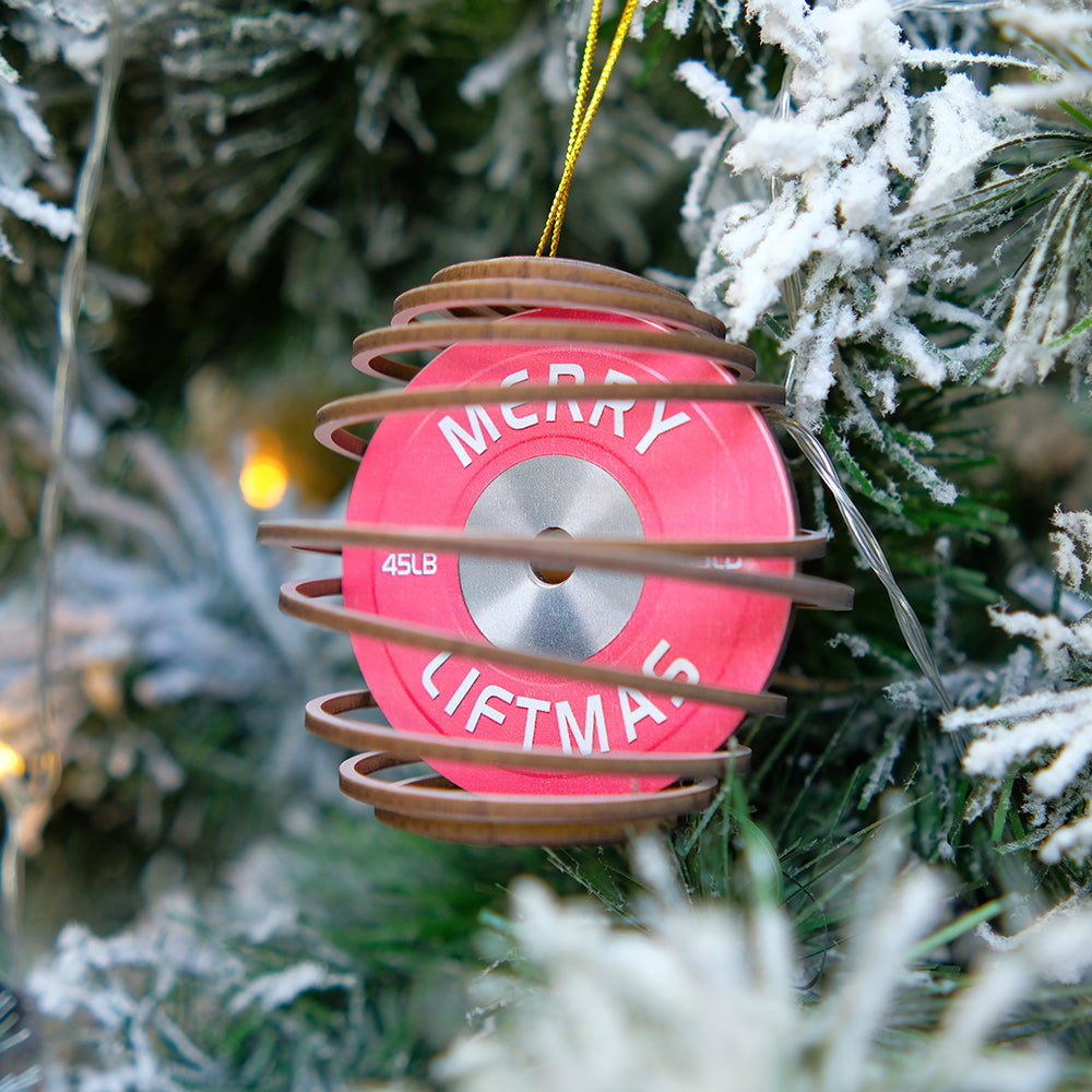 Merry Liftmas - Personalized Gym 3D Dual Spiral Ornament - Christmas Gift For Gym Lovers - Ornament - GoDuckee