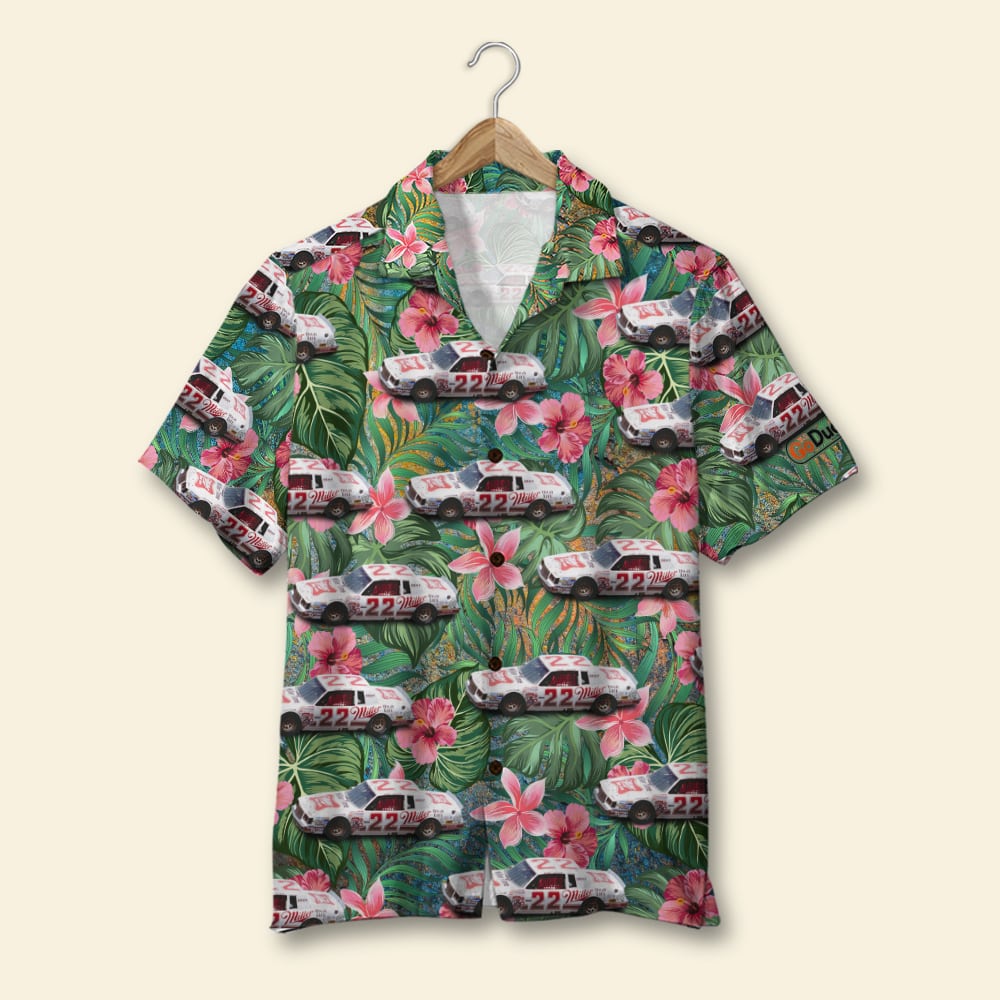 Custom Racing Photo Hawaiian Shirt, Tropical Pattern, Summer Gift 5 - Hawaiian Shirts - GoDuckee