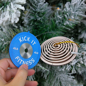 Merry Liftmas - Personalized Gym 3D Dual Spiral Ornament - Christmas Gift For Gym Lovers - Ornament - GoDuckee