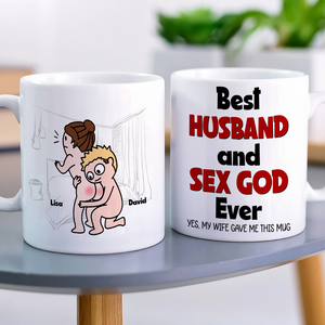 Best Couple Make Love, Personalized Naughty Couple Mug Wine Tumbler Accent Mug - Coffee Mug - GoDuckee