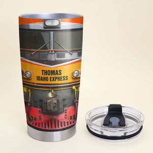 Railroader Tumbler - Personalized Tumbler Cup - Tumbler Cup - GoDuckee