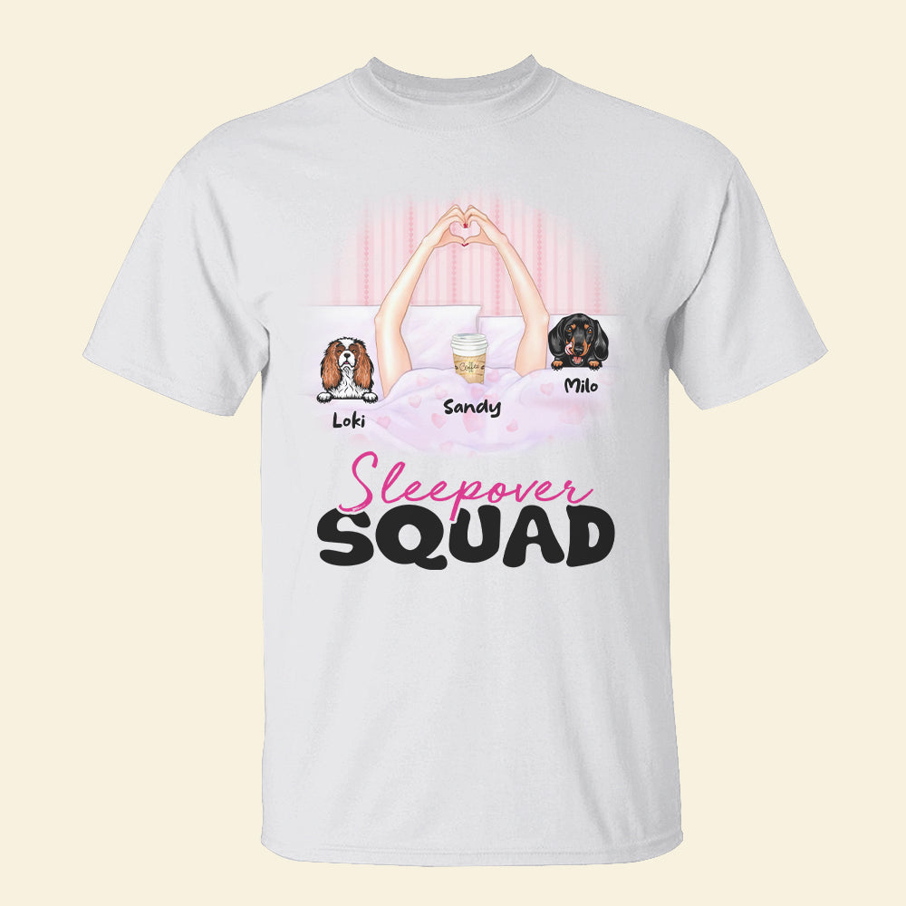 Nap Time Is My Happy Hour, Personalized Nap Queen & Dog Shirt, Gift For Dog Lovers - Shirts - GoDuckee