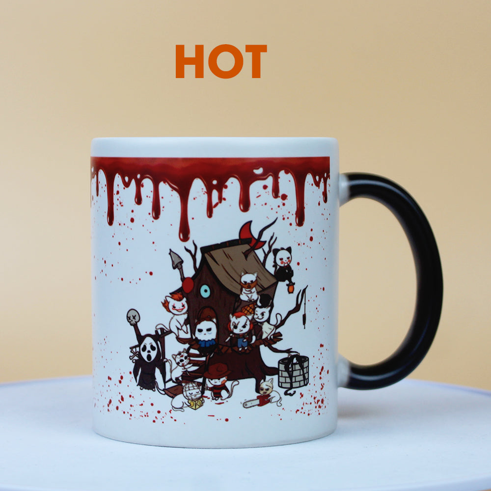 Halloween Cat Personalized Cat Magic Mug - Magic Mug - GoDuckee