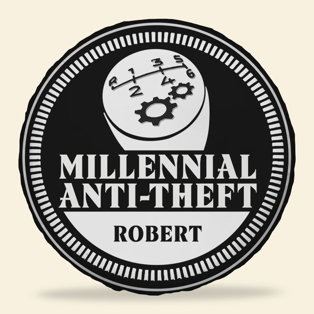 Millennial Anti-Theft Personalized Car Tire Cover - Tire Cover - GoDuckee