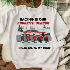 Racing Is Our Favorite Season Personalized Racing Shirt, Christmas Gift - Shirts - GoDuckee