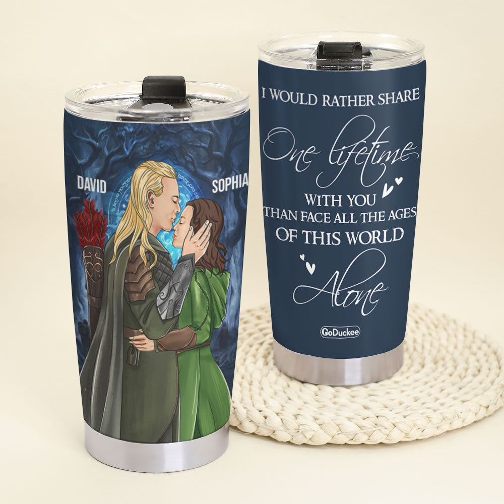 Custom Engraved Stainless Steel Coffee Tumbler by Lifetime