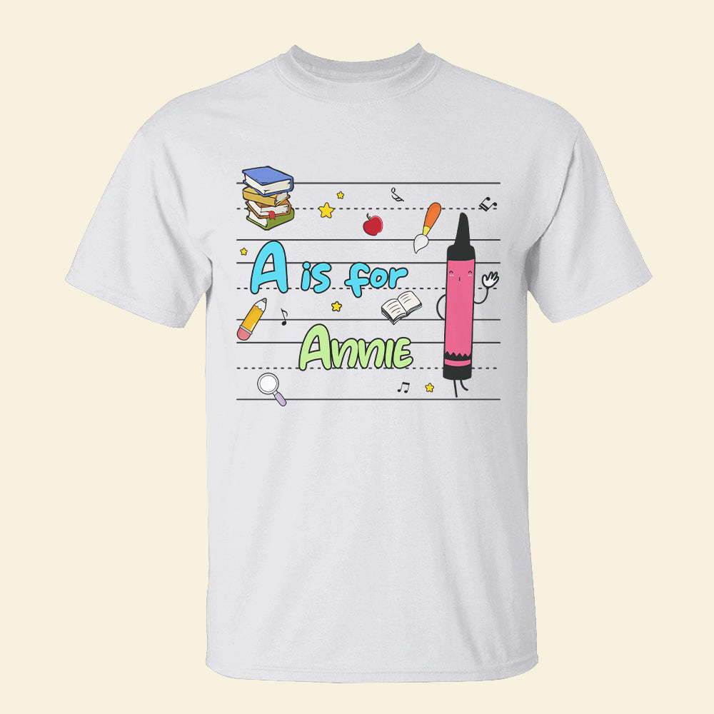 Personalized Back To School Kid Shirt, Gift For Kids - Shirts - GoDuckee