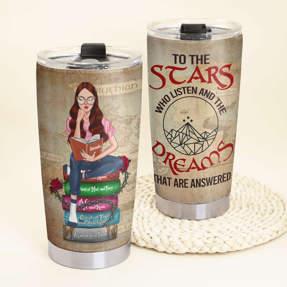 Sarah J. Maas A Court of Thorns - Personalized Tumbler Cup - Tumbler Cup - GoDuckee