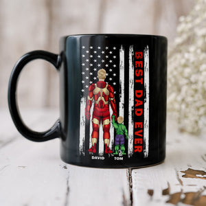 Super Dad Mug - Best American Dad Ever For Father's Day