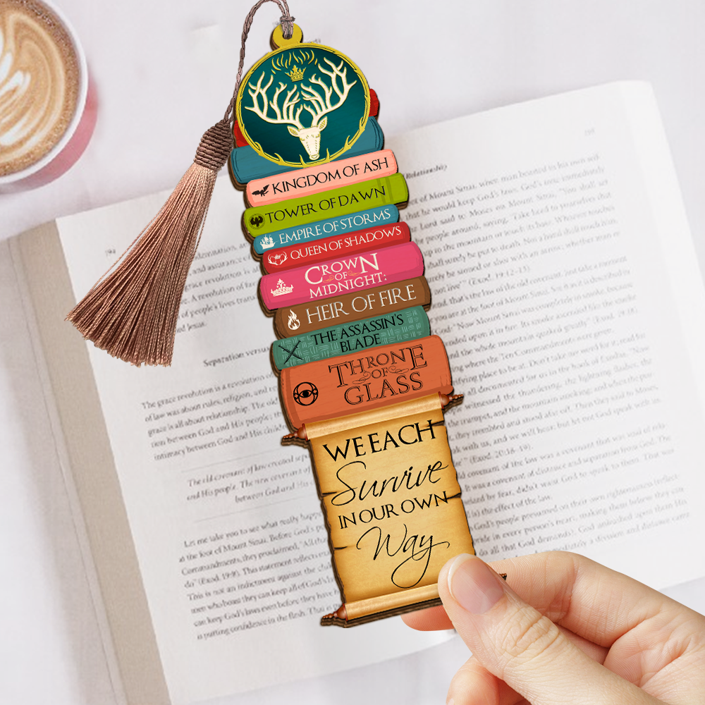 Meaningful Personalized Wooden Bookmarks - Because He Lives I Can Face  Tomorrow BM37