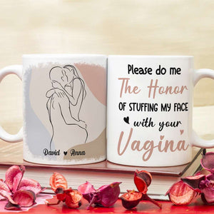 Please Do Me The Honor Personalized Couple Mug, Gift For Couple - Coffee Mug - GoDuckee