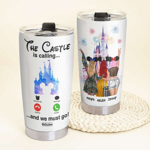 Friends The Castle Is Calling... And We Must Go - Personalized Tumbler Cup - Tumbler Cup - GoDuckee