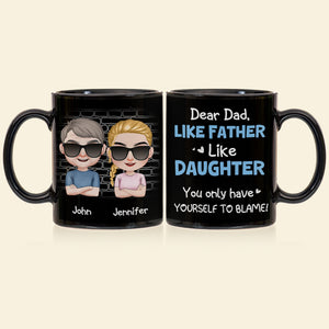 Dear Dad, Personalized Mug, Gift For Dad, Family Mug, Father's Day Gift - Coffee Mug - GoDuckee