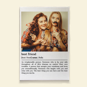 Best Friends The Best Thing You Can Have Personalized Canvas Print - Poster & Canvas - GoDuckee