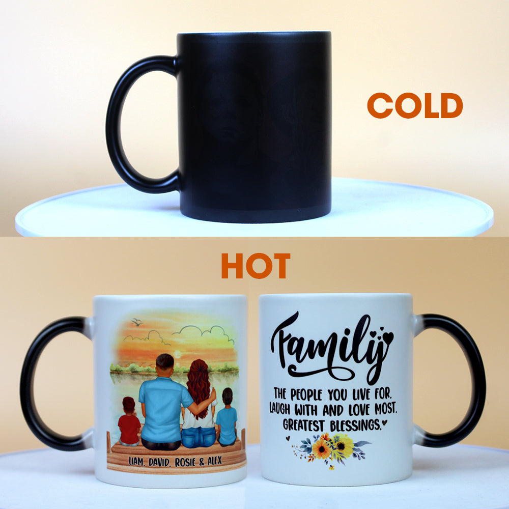 Family Definition - Personalized Magic Mug - Magic Mug - GoDuckee