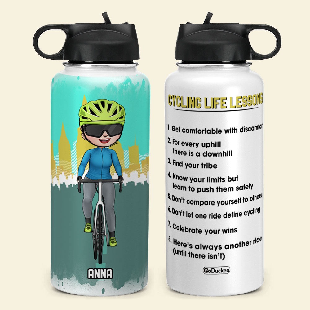 Personalized Motocross Girl Water Bottle - Tears Of The Boys I Beat In -  GoDuckee