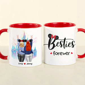 Besties Forever 01HUHN251022TM Accent Mug - Coffee Mug - GoDuckee