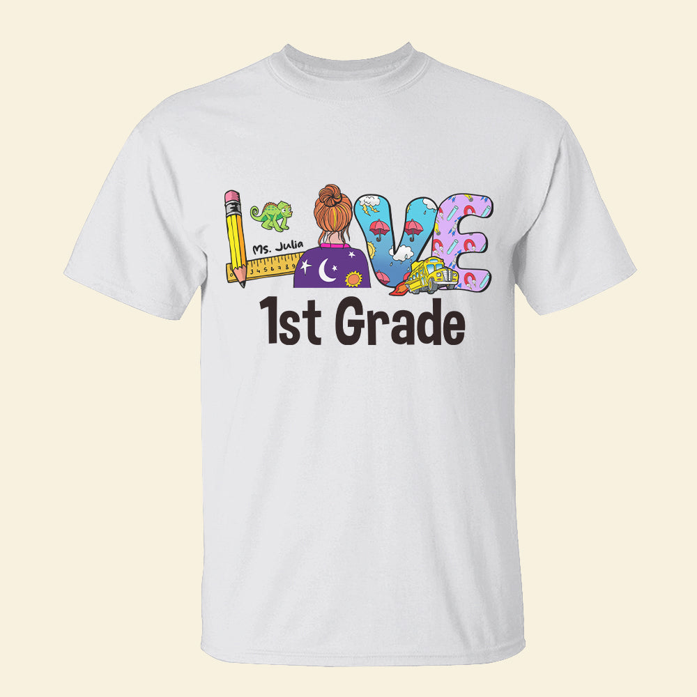 Back To School, Personalized Shirt, Gift For Teacher - Shirts - GoDuckee