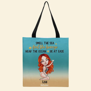 Smell The Sea - Personalized Tote Bag - Gift For Friends/Besties - Cool Summer Girls - Tote Bag - GoDuckee