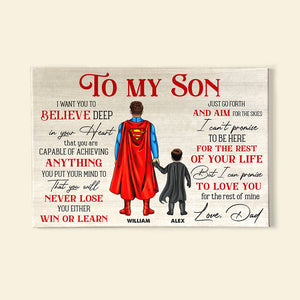 I Want You To Believe Deep In Your Heart Personalized Family Canvas Print - Poster & Canvas - GoDuckee