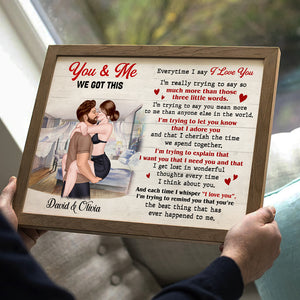 You and Me, We Got This - Sexy Couple Canvas, Personalized Canvas Print - Gift For Couple - Poster & Canvas - GoDuckee